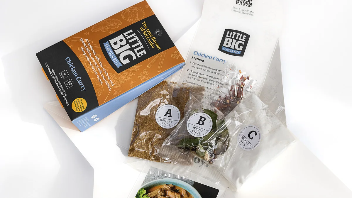 SDS private-label spice components and finished retail carton